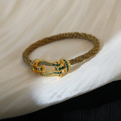 ¡®Lume Jewelry¡¯FORCE 10 GOLD GREEN DIAMOND PAVED