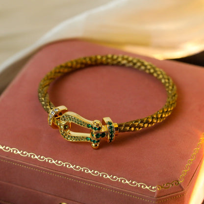 ¡®Lume Jewelry¡¯FORCE 10 GOLD GREEN DIAMOND PAVED