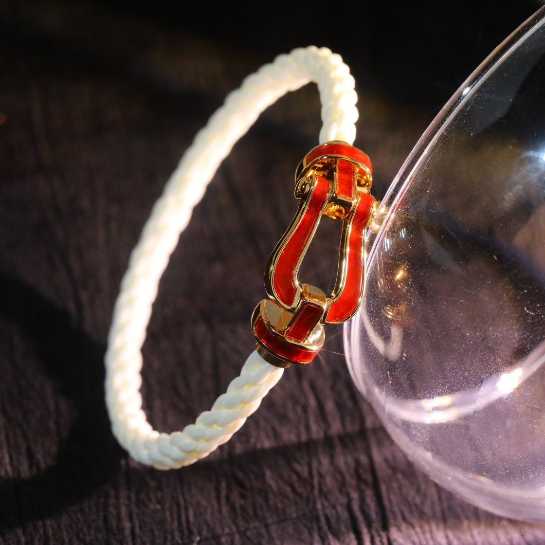 ¡®Lume Jewelry¡¯FORCE 10 WHITE TEXTILE DIAMOND PAVED