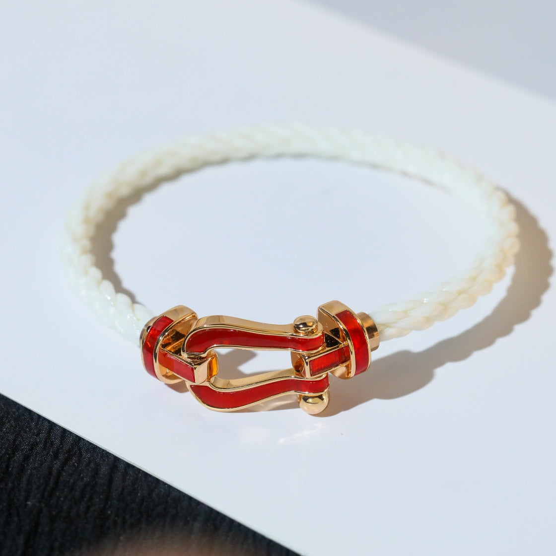 ¡®Lume Jewelry¡¯FORCE 10 WHITE TEXTILE DIAMOND PAVED