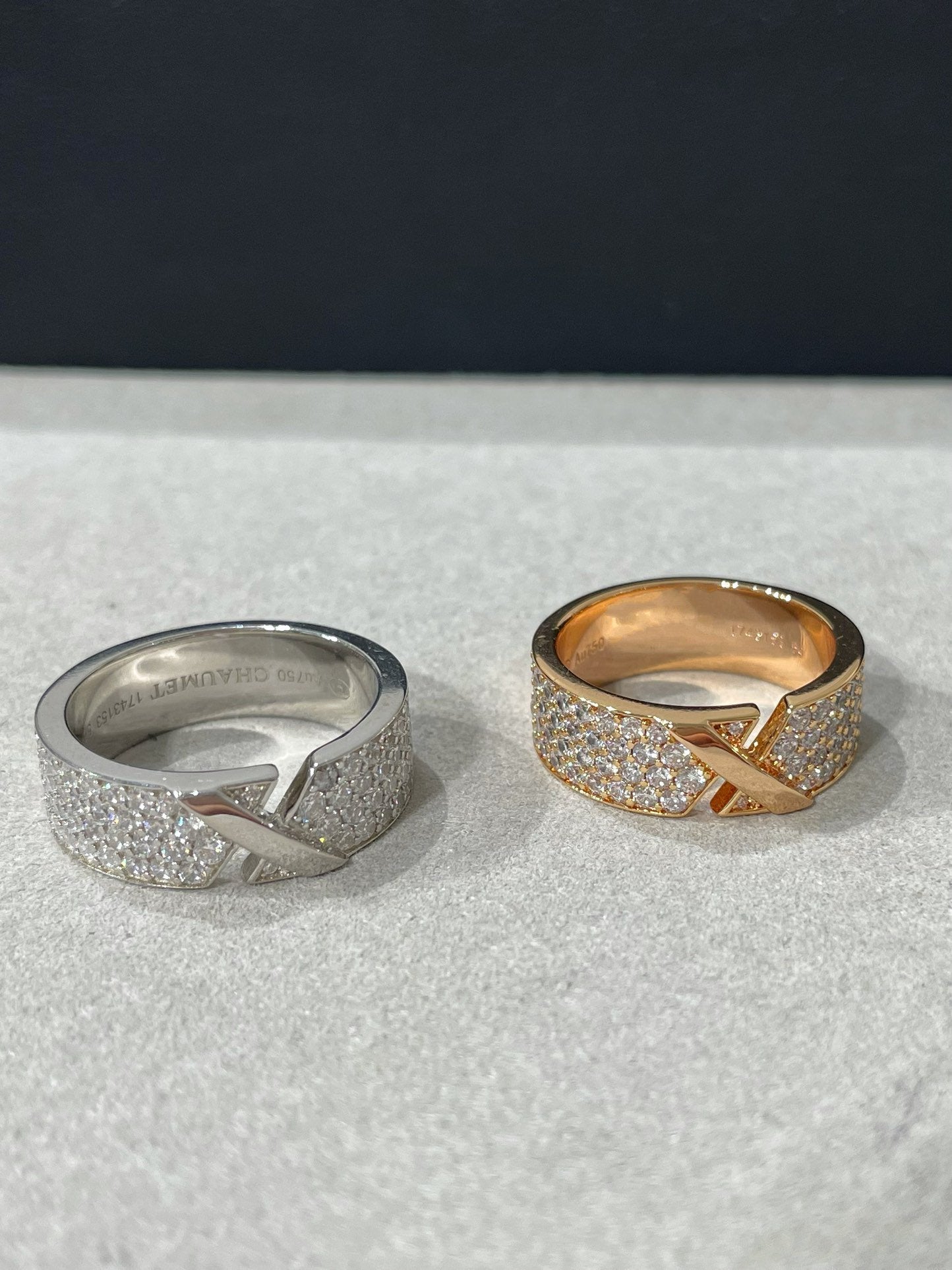 ¡®Lume Jewelry¡¯LIENS EVIDENCE  DIAMOND PAVED RING