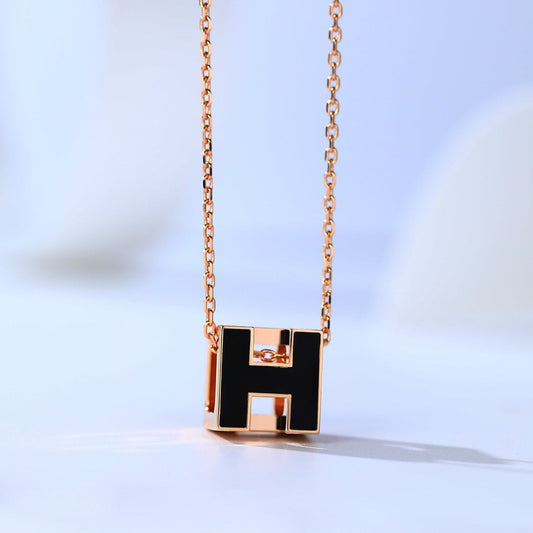 ¡®Lume Jewelry¡¯H CAGE PINK GOLD NECKLACE