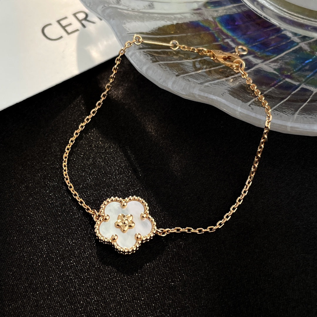 ¡®Lume Jewelry¡¯LUCKY SPRING ROSE GOLD MOP BRACELET