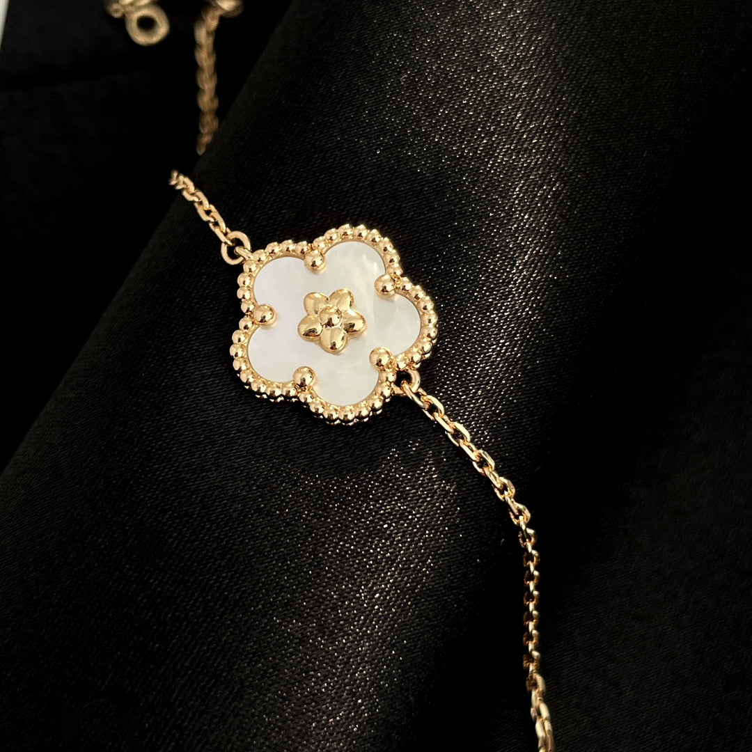 ¡®Lume Jewelry¡¯LUCKY SPRING ROSE GOLD MOP BRACELET