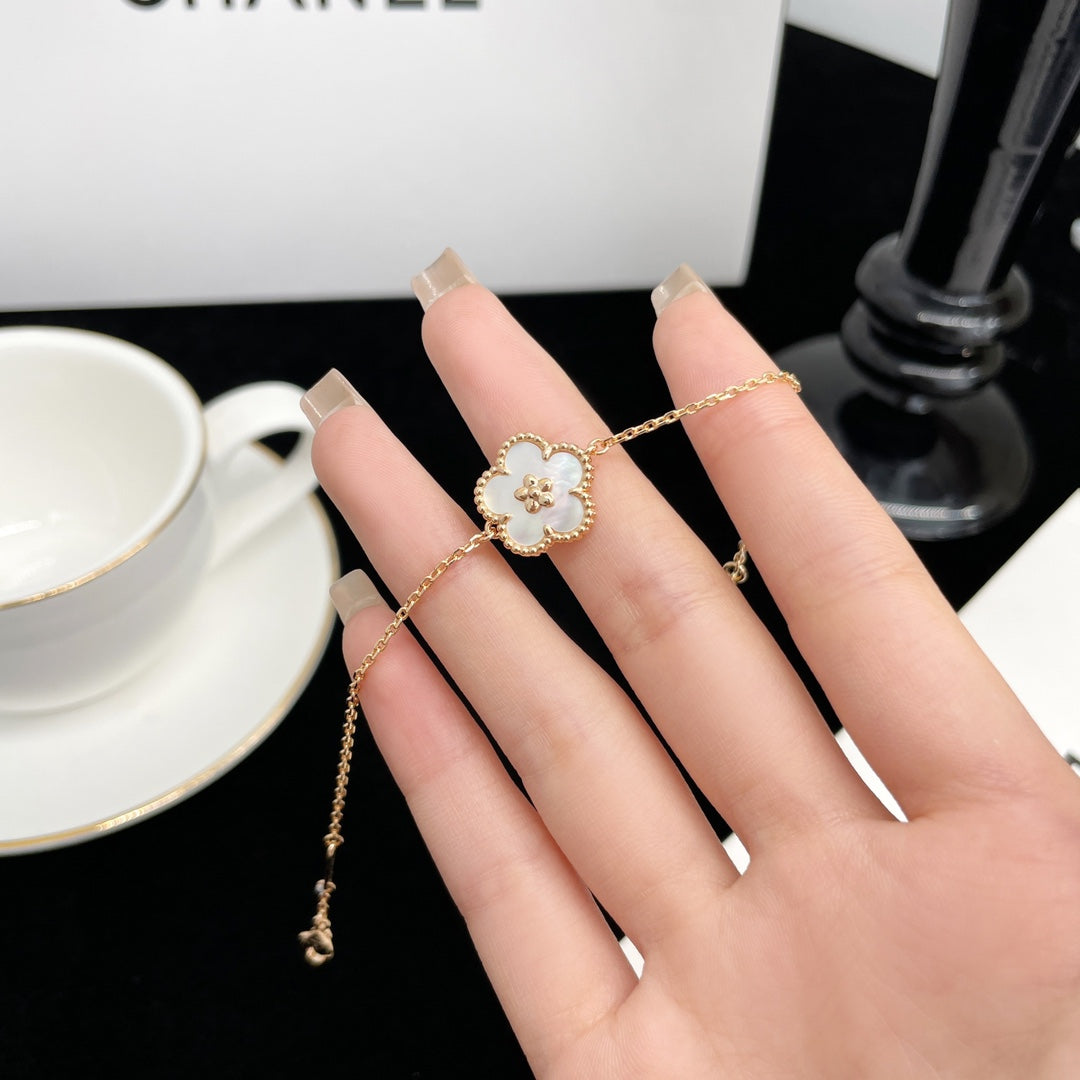 ¡®Lume Jewelry¡¯LUCKY SPRING ROSE GOLD MOP BRACELET