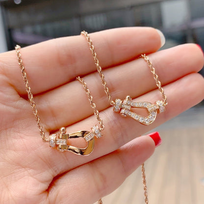 ¡®Lume Jewelry¡¯FORCE 10 PINK GOLD DIAMOND NECKLACE