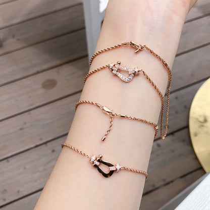 ¡®Lume Jewelry¡¯FORCE 10 PINK GOLD DIAMOND NECKLACE