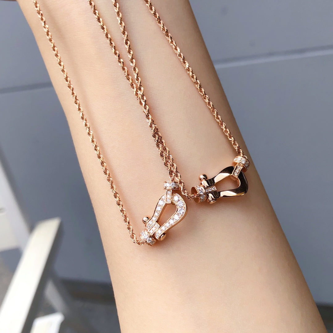 ¡®Lume Jewelry¡¯FORCE 10 PINK GOLD DIAMOND NECKLACE