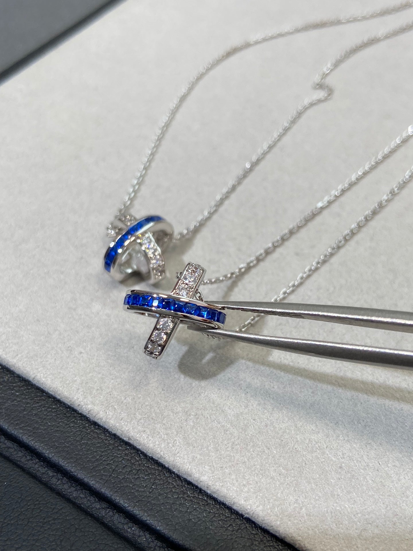 ¡®Lume Jewelry¡¯LIENS DIAMOND SILVER NECKLACE