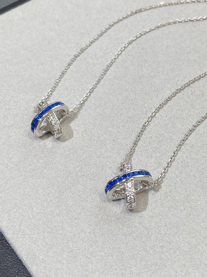 ¡®Lume Jewelry¡¯LIENS DIAMOND SILVER NECKLACE
