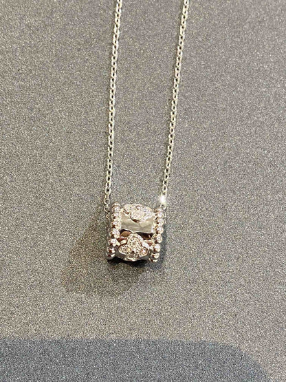 ¡®Lume Jewelry¡¯PERLEE PEDANT SIVLER DIAMOND NECKLACE