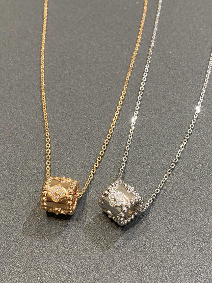 ¡®Lume Jewelry¡¯PERLEE PEDANT SIVLER DIAMOND NECKLACE