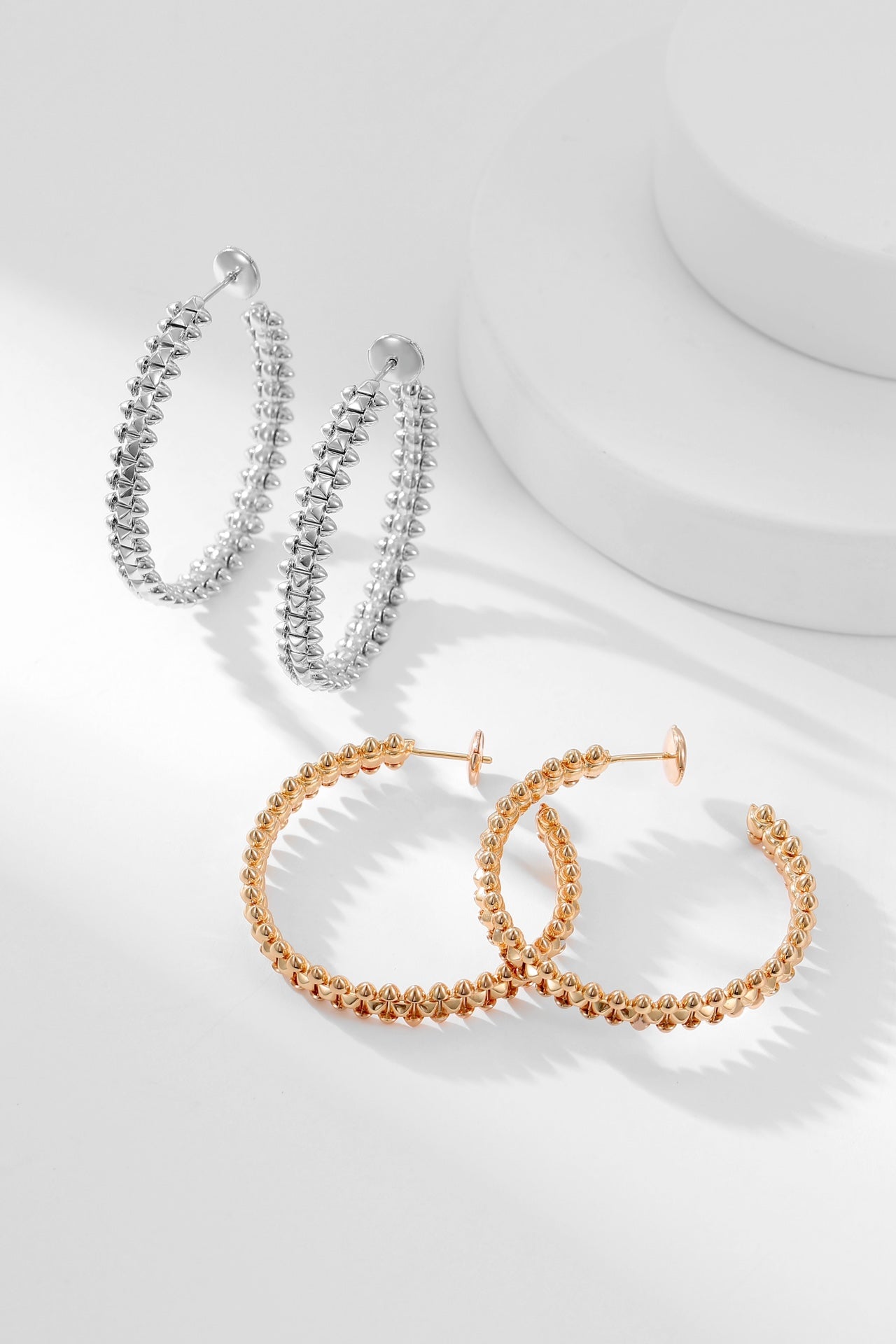 ¡®Lume Jewelry¡¯CLASH HOOP EARRINGS