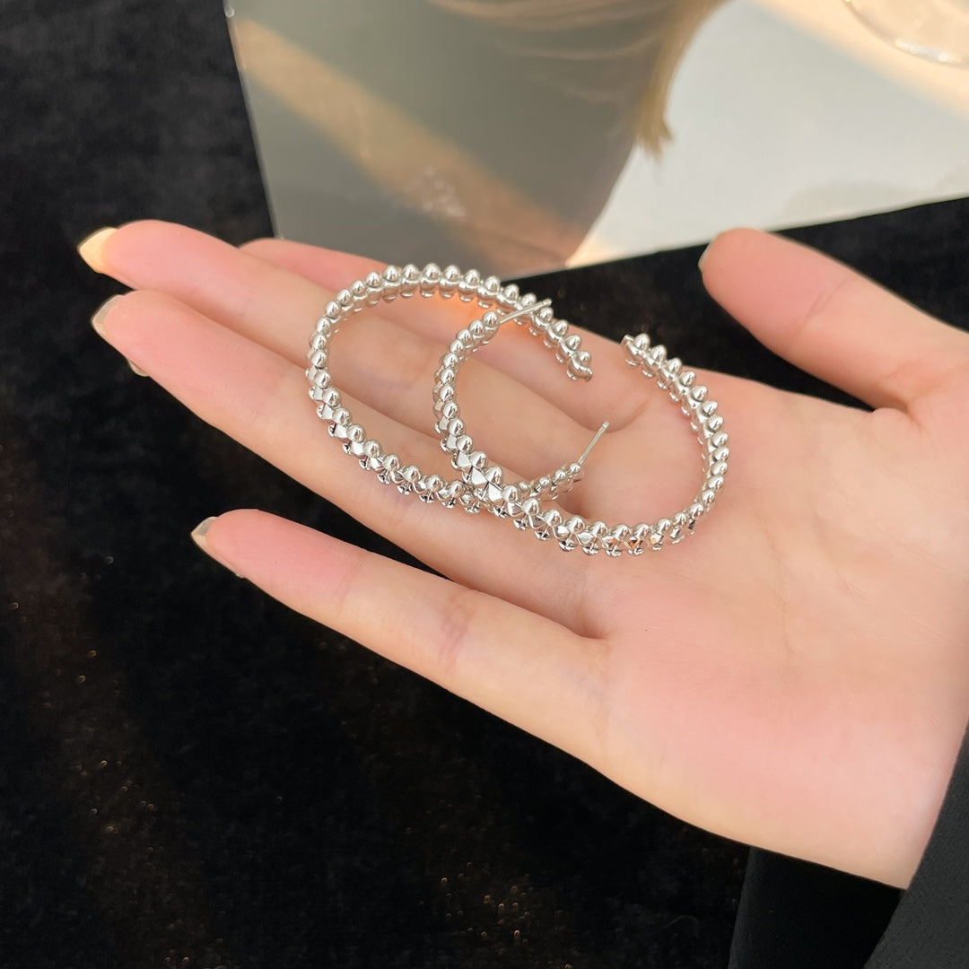 ¡®Lume Jewelry¡¯CLASH HOOP EARRINGS