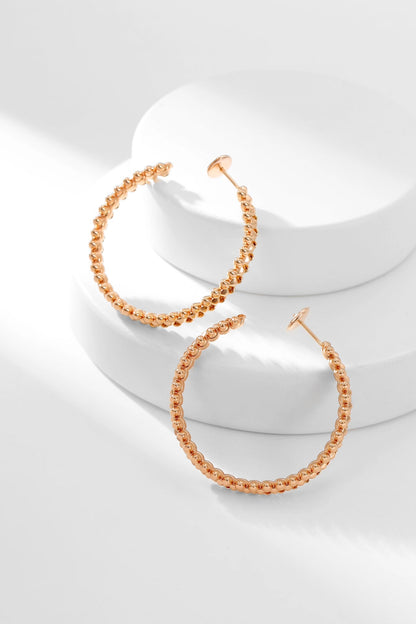 ¡®Lume Jewelry¡¯CLASH HOOP EARRINGS