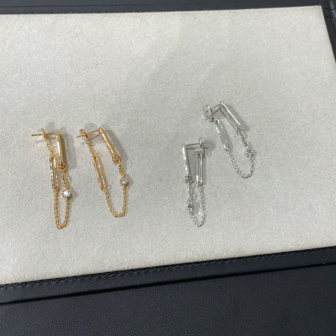 ¡®Lume Jewelry¡¯CHAINE CHAOS DIAMOND DROP EARRINGS