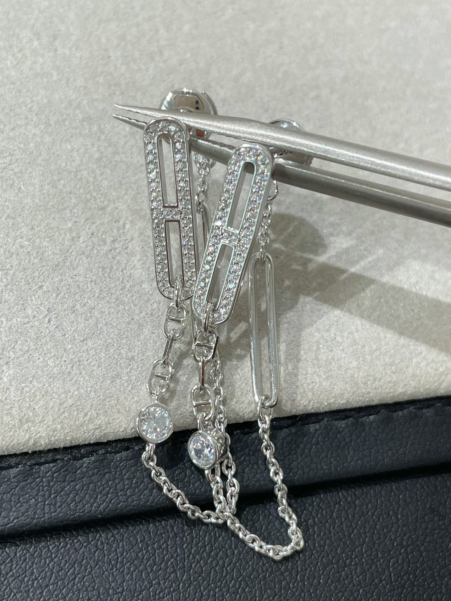 ¡®Lume Jewelry¡¯CHAINE CHAOS DIAMOND DROP EARRINGS