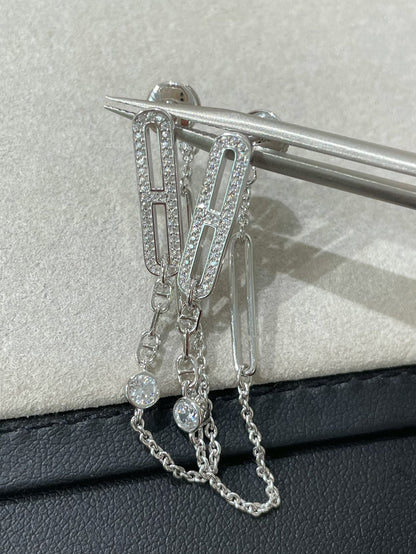 ¡®Lume Jewelry¡¯CHAINE CHAOS DIAMOND DROP EARRINGS