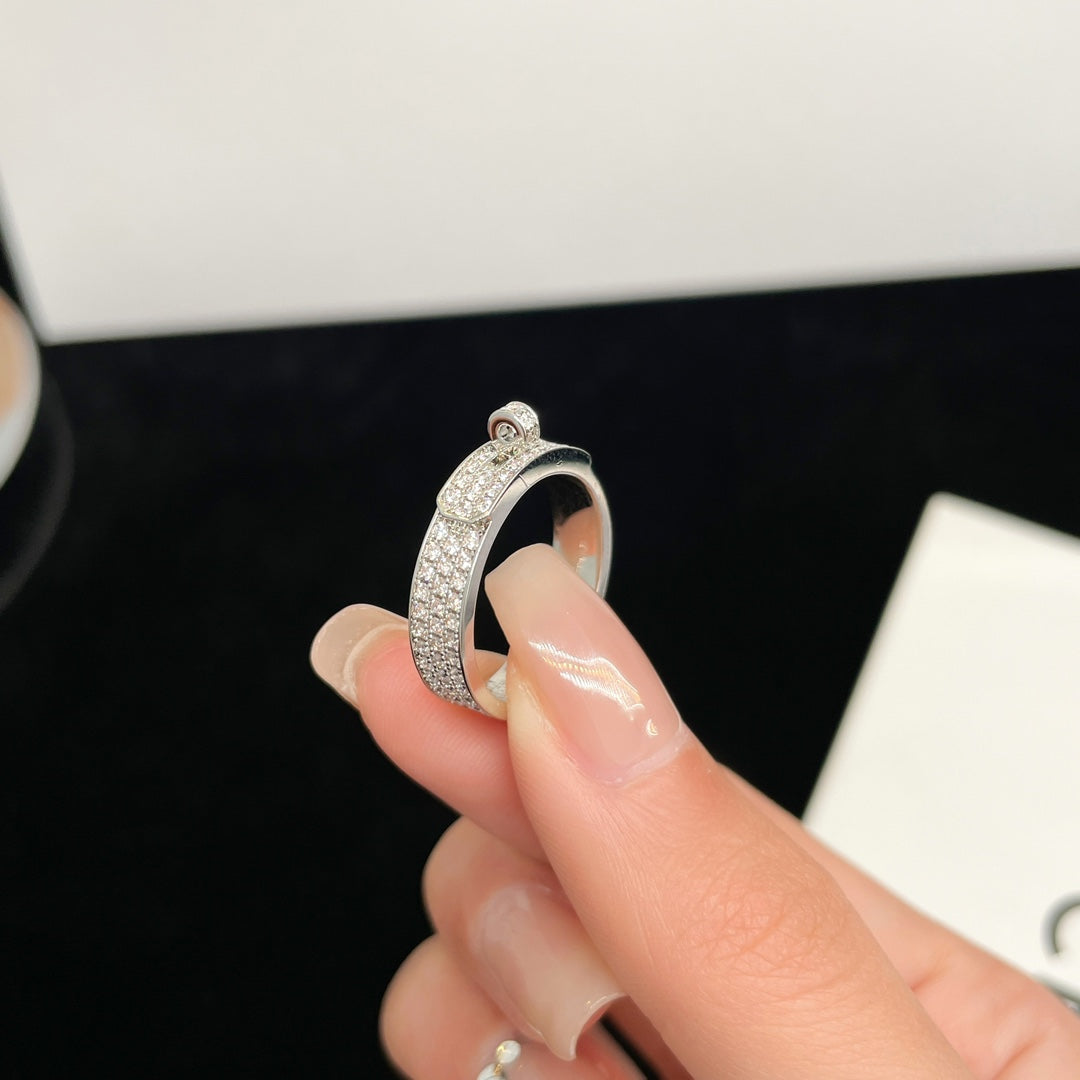 ¡®Lume Jewelry¡¯KELLY SILVER DIAMOND RING