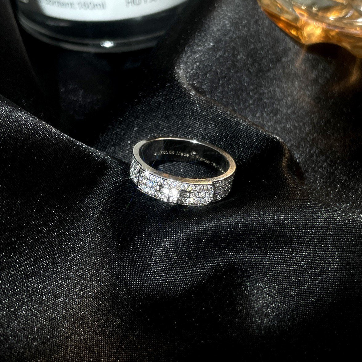 ¡®Lume Jewelry¡¯KELLY SILVER DIAMOND RING