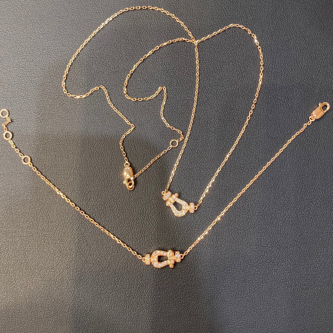 ¡®Lume Jewelry¡¯FORCE 10 DIAMOND PINK GOLD NECKLACE MINI MODEL