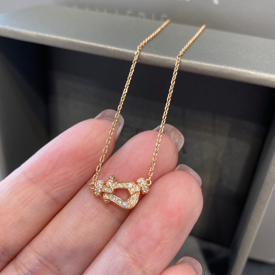 ¡®Lume Jewelry¡¯FORCE 10 DIAMOND PINK GOLD NECKLACE MINI MODEL