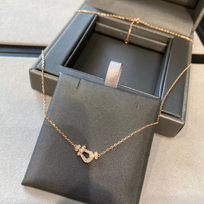 ¡®Lume Jewelry¡¯FORCE 10 DIAMOND PINK GOLD NECKLACE MINI MODEL