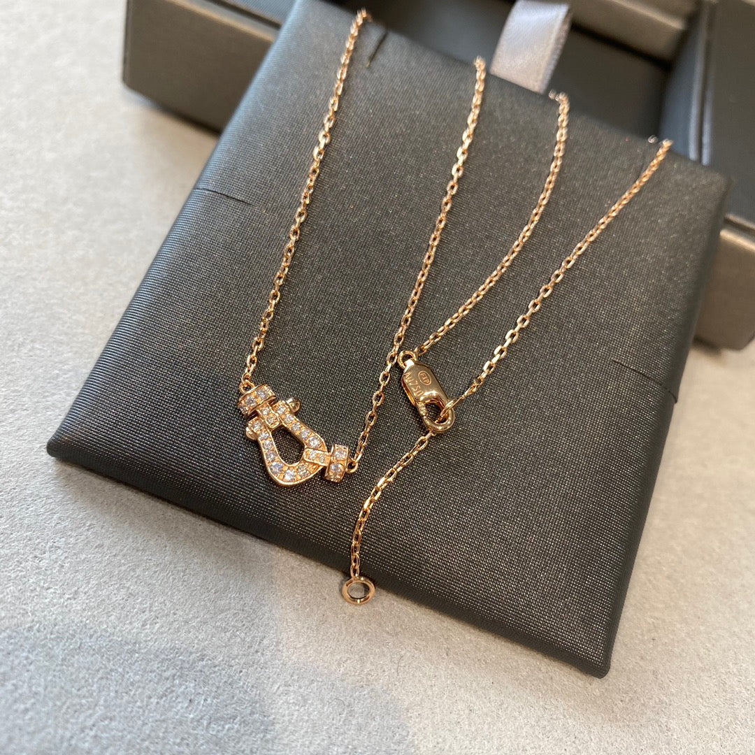 ¡®Lume Jewelry¡¯FORCE 10 DIAMOND PINK GOLD NECKLACE MINI MODEL