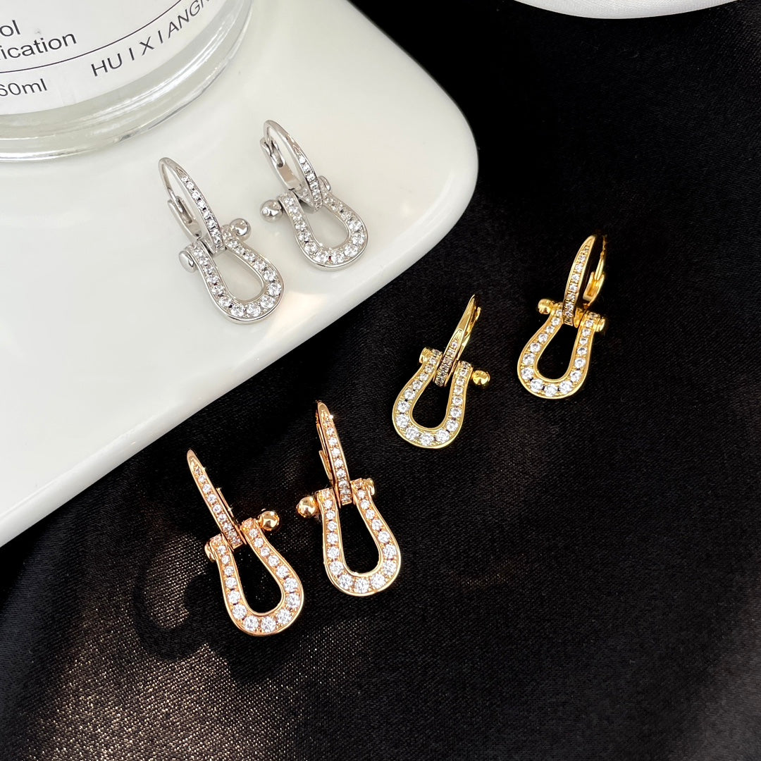 ¡®Lume Jewelry¡¯FORCE 10 FULL DIAMOND DROP EARRINGS MEDIUM MODEL