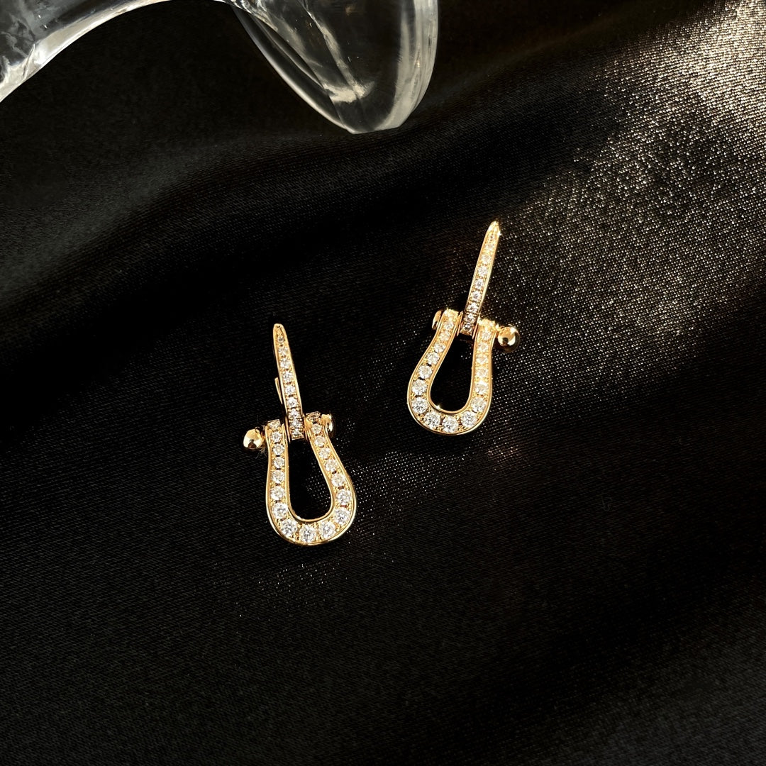¡®Lume Jewelry¡¯FORCE 10 FULL DIAMOND DROP EARRINGS MEDIUM MODEL