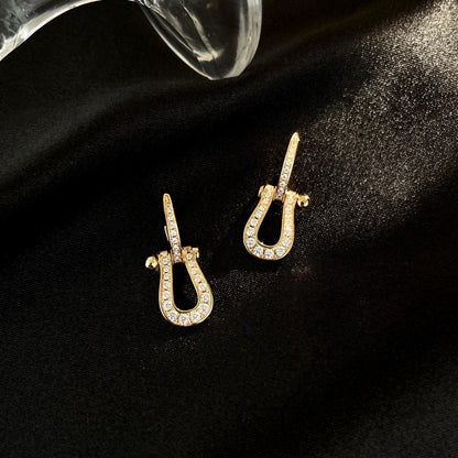 ¡®Lume Jewelry¡¯FORCE 10 FULL DIAMOND DROP EARRINGS MEDIUM MODEL