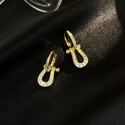 ¡®Lume Jewelry¡¯FORCE 10 FULL DIAMOND DROP EARRINGS MEDIUM MODEL