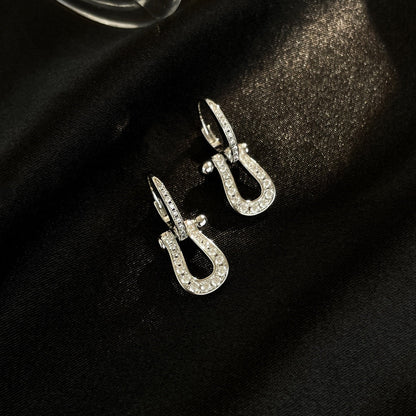 ¡®Lume Jewelry¡¯FORCE 10 FULL DIAMOND DROP EARRINGS MEDIUM MODEL