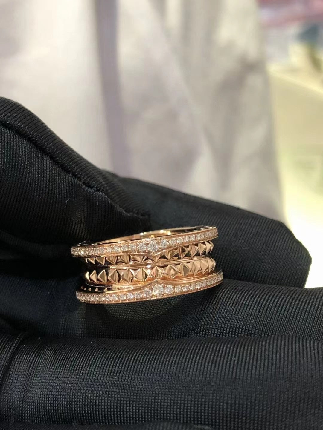 [Lume Jewelry]ZERO 1 ROCK DIAMOND PINK GOLD
