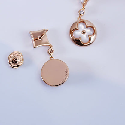 ¡®Lume Jewelry¡¯STAR AND SUN PINK GOLD MOP DROP EARRINGS