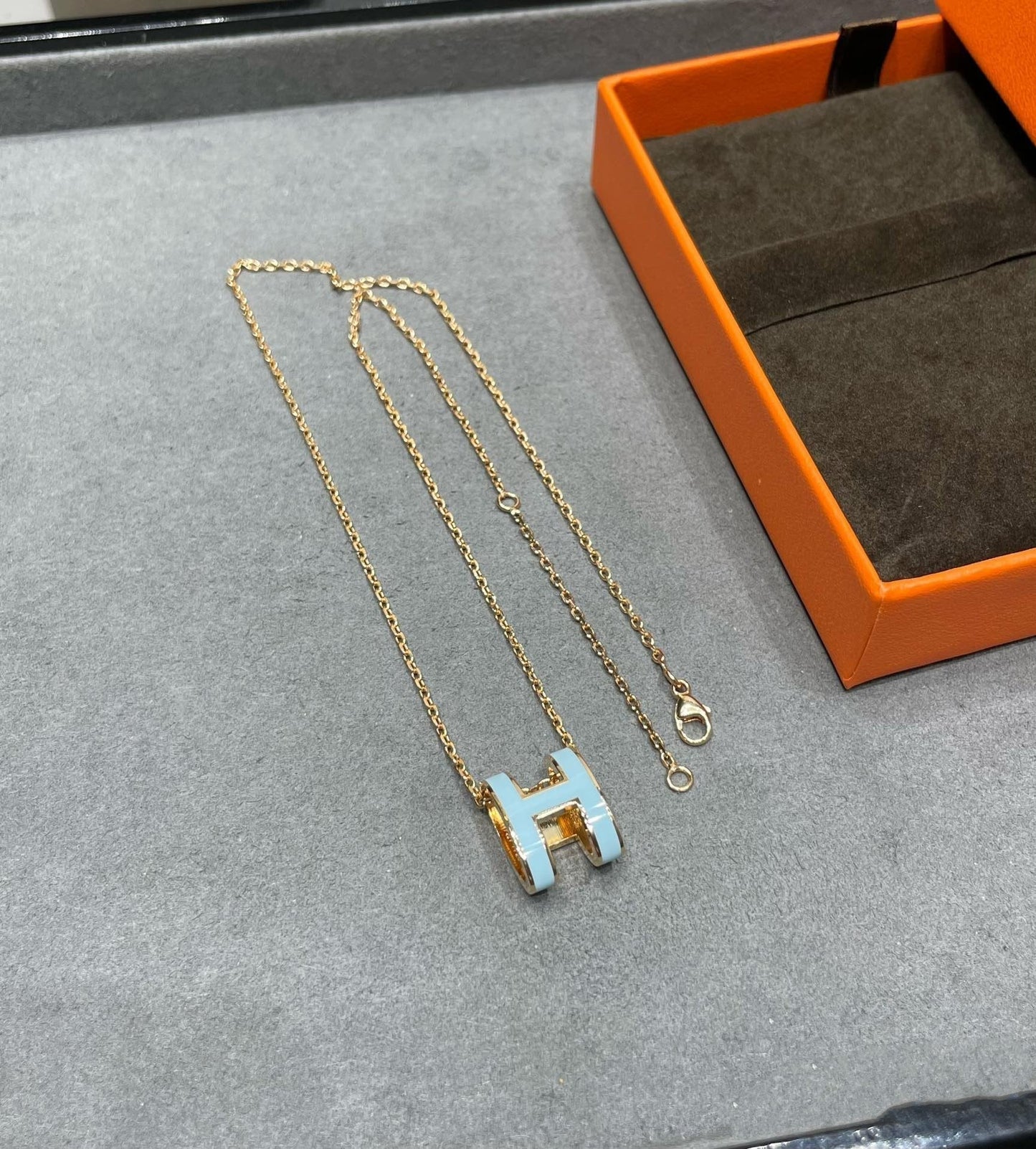 ¡®Lume Jewelry¡¯POP H SKY BLUE NECKLACE