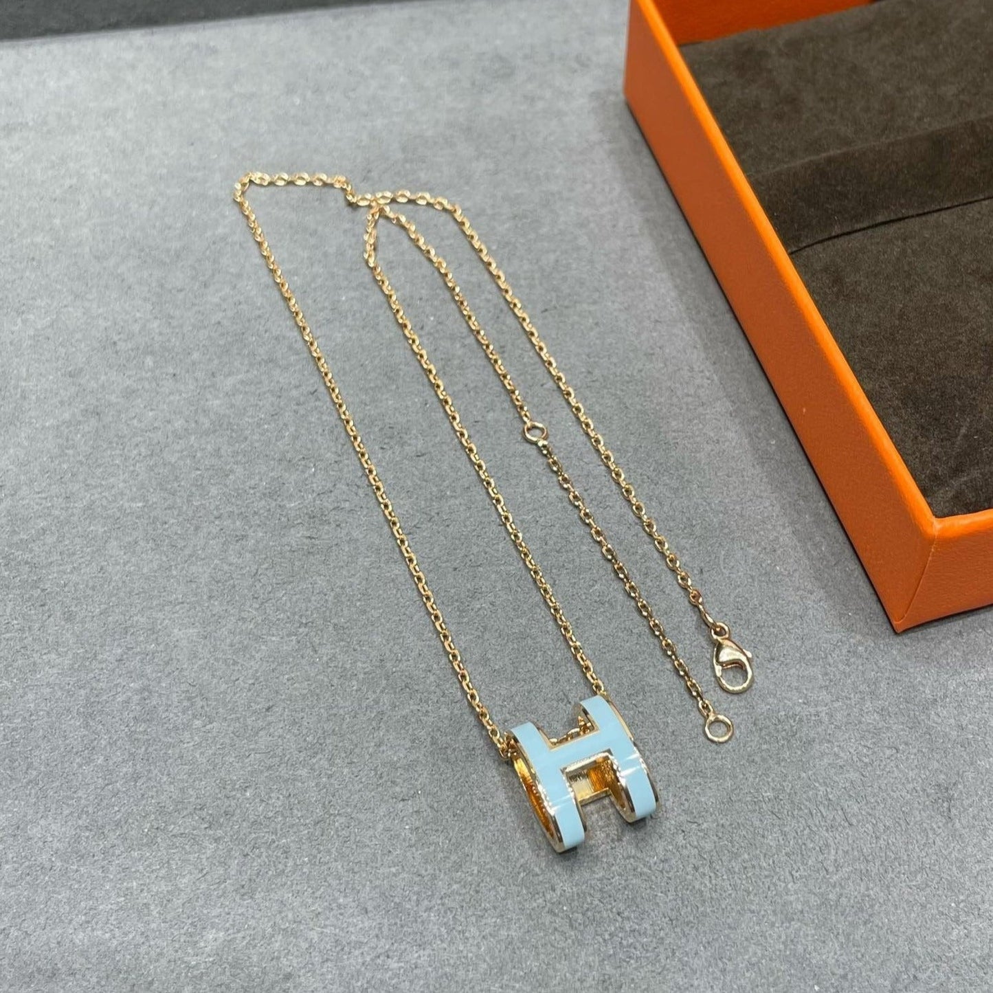 ¡®Lume Jewelry¡¯POP H SKY BLUE NECKLACE