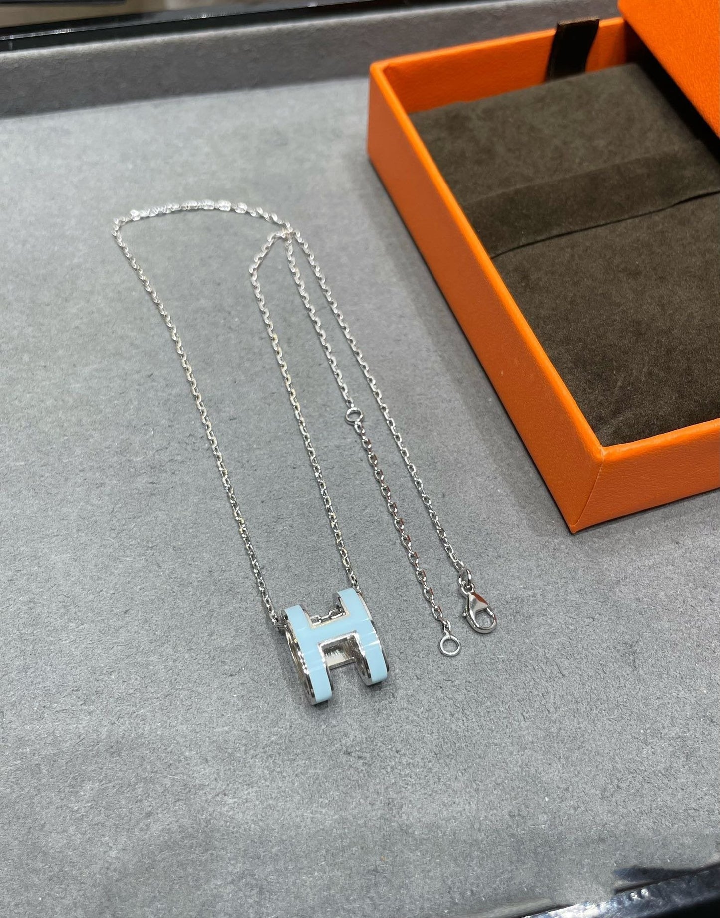 ¡®Lume Jewelry¡¯POP H SKY BLUE NECKLACE