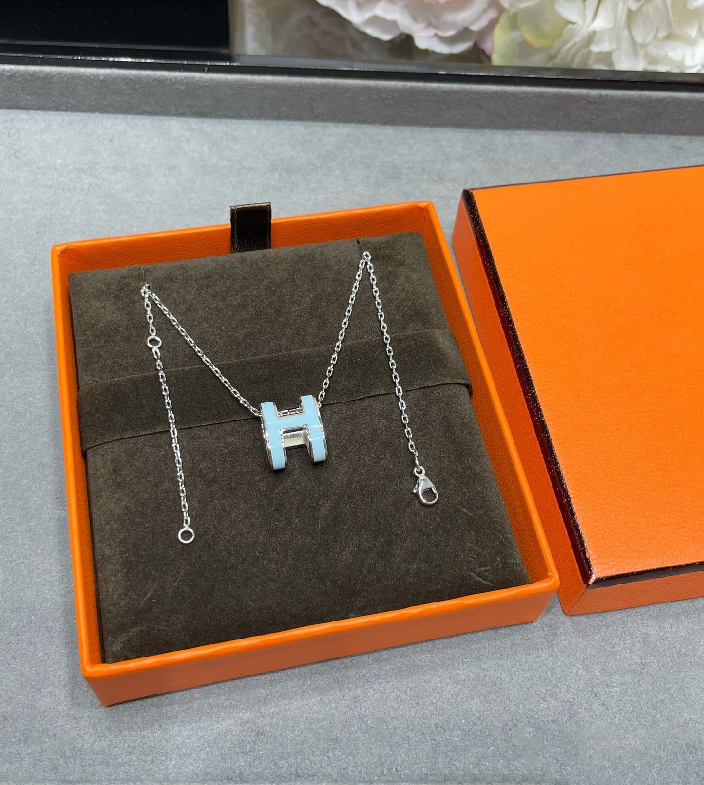 ¡®Lume Jewelry¡¯POP H SKY BLUE NECKLACE