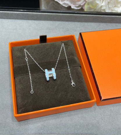 ¡®Lume Jewelry¡¯POP H SKY BLUE NECKLACE