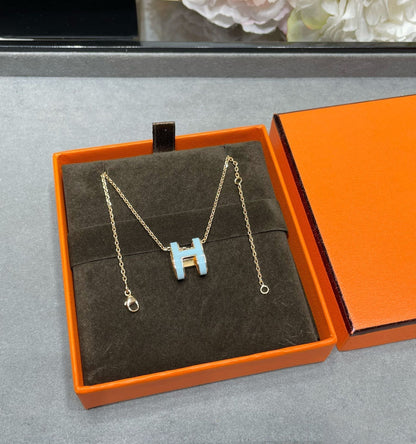 ¡®Lume Jewelry¡¯POP H SKY BLUE NECKLACE