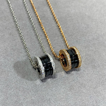 [Lume Jewelry]ZERO 1 DIAMOND CERAMIC NECKLACE