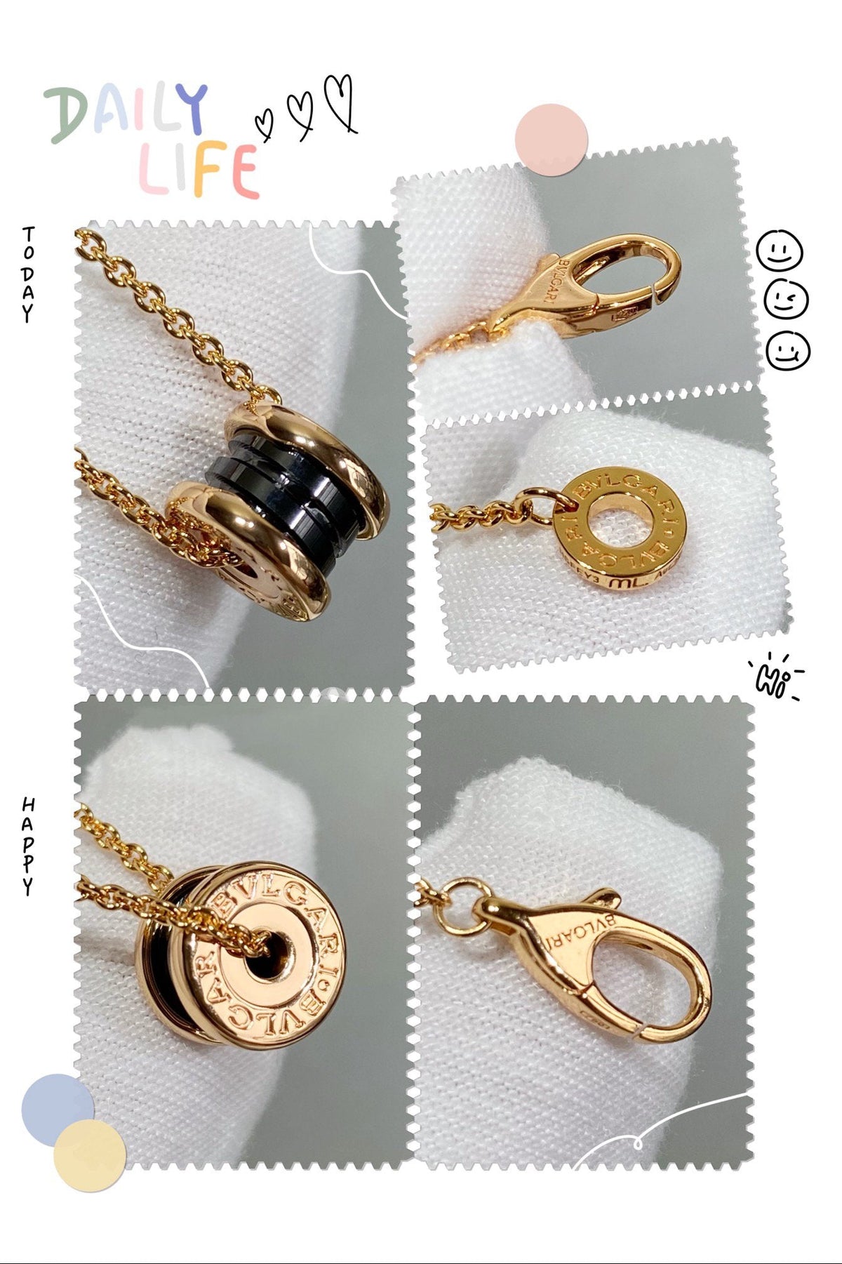 [Lume Jewelry]ZERO 1 CERAMIC MINI NECKLACE