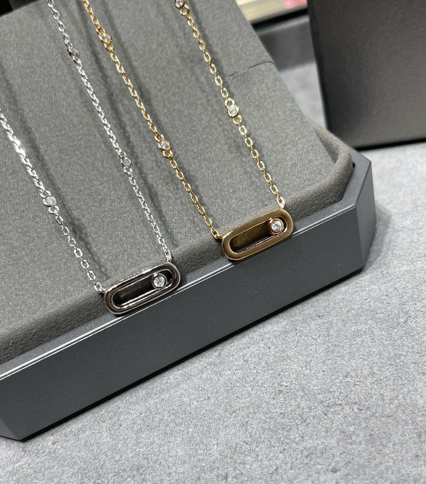 [Lume Jewelry]MOVE UNO DIAMOND NECKLACE