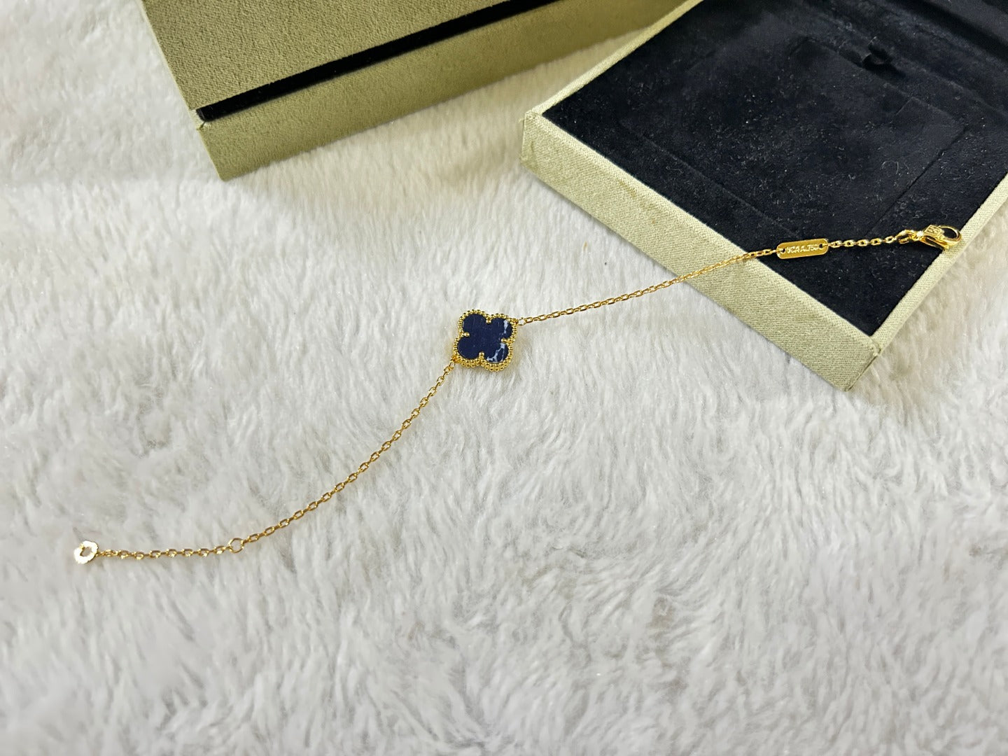 ¡®Lume Jewelry¡¯CLOVER 1 MOTIF PIETERSITE BRACELET