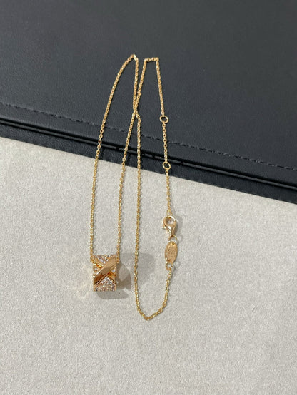 ¡®Lume Jewelry¡¯LIENS EVIDENCE DIAMOND PAVED NECKLACE