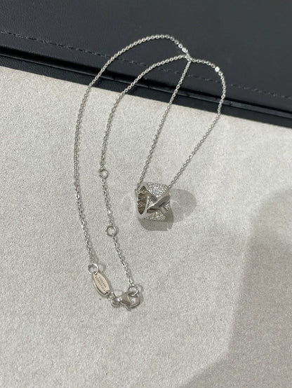 ¡®Lume Jewelry¡¯LIENS EVIDENCE DIAMOND PAVED NECKLACE