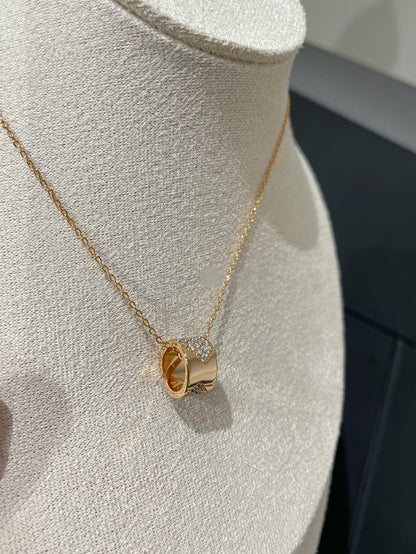 ¡®Lume Jewelry¡¯LIENS EVIDENCE DIAMOND PAVED NECKLACE