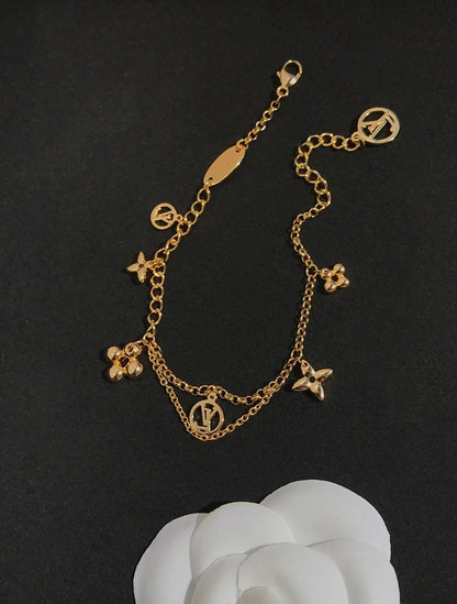 ¡®Lume Jewelry¡¯BLOOMING PINK GOLD MOP BRACELET