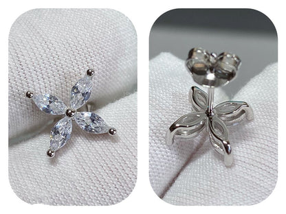 [Lume Jewelry]VICTORIA SILVER DIAMOND STUD MINI EARRINGS